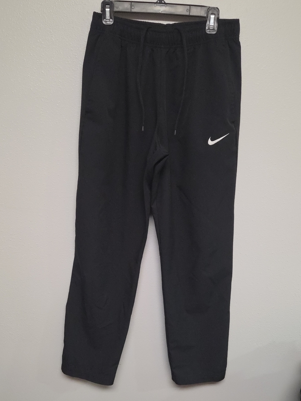 Nike Black Jogger Pants with White Swoosh